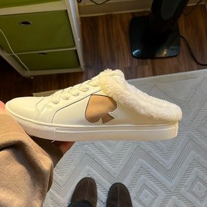 Kate spade slipper shoes (Fez Mule Winter Sneakers). Size 9.5 women’s